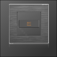 KF-ZA1-UB1冰灰色铝拉丝轻点（方键）开关-keffey科飞集团